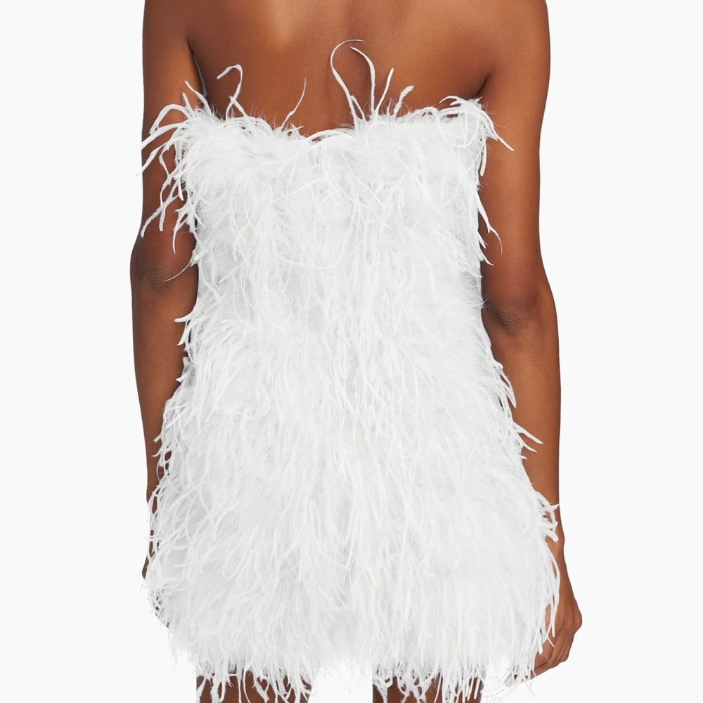 Lamarque White Feather Dress